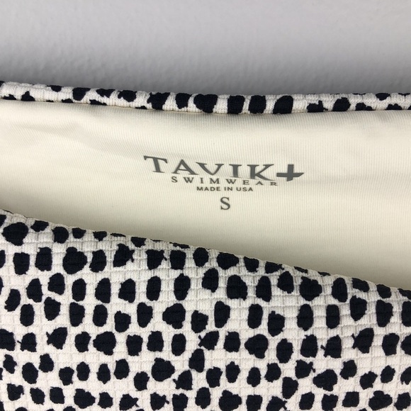 NEW Revolve Tavik Rumor Mod Bottom Textured Black Spotted SM Resort Beach Bikini - Picture 5 of 16